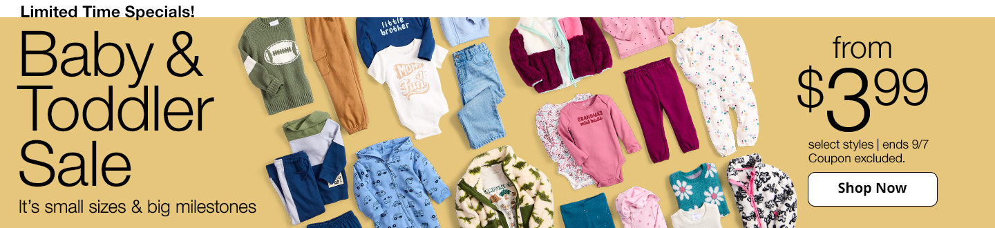 Baby Toddler Sale