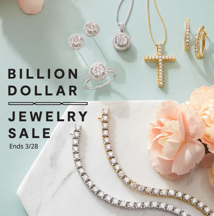 Billion Dollar Jewelry Sale. Ends 3/28